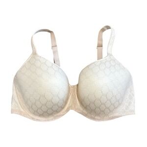 Soma Women's 42DD Stunning‎ Support Geo Lace Balconette Bra Pale Sand 1363 NWT